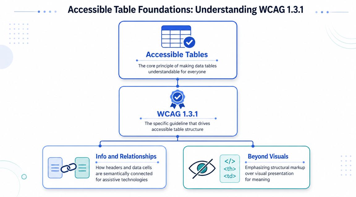 The Foundation of Accessible Table Structure