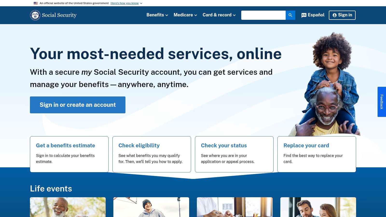 Social Security Administration (SSA.gov)