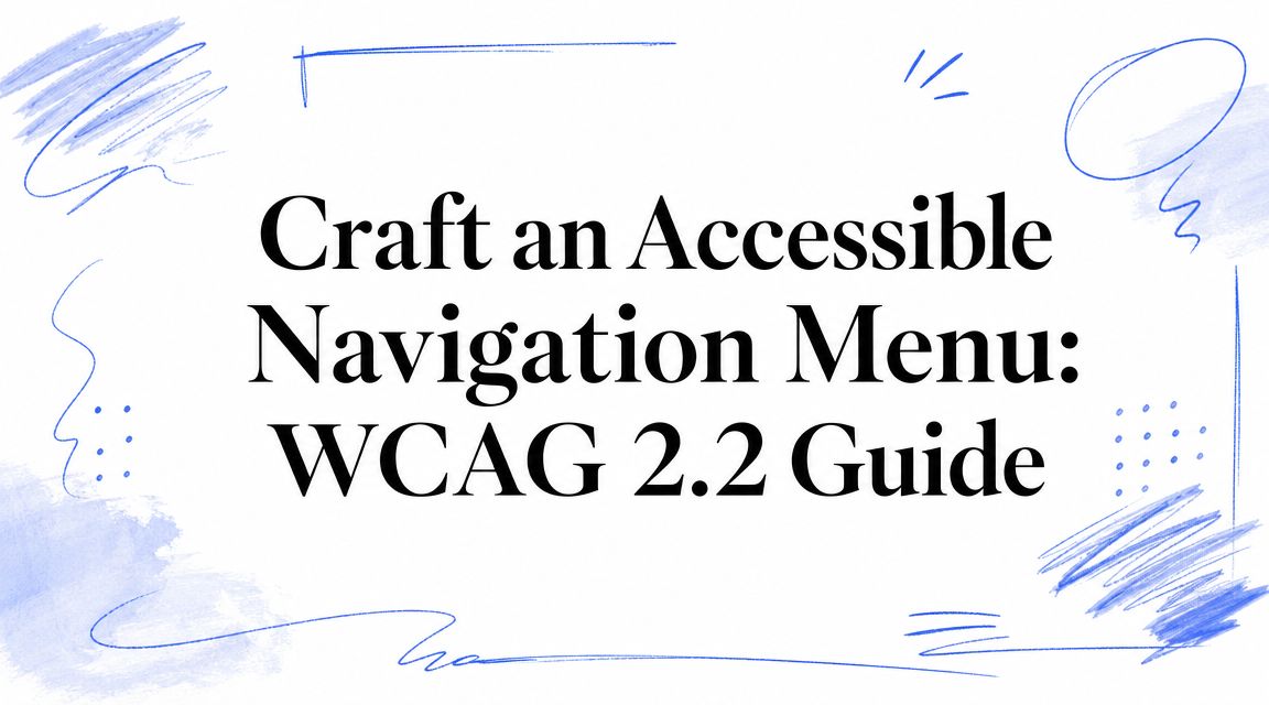 Craft an Accessible Navigation Menu: WCAG 2.2 Guide | ADA Compliance Pros